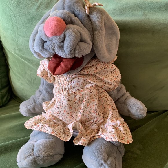 Vintage 1981 Ganz Bros Wrinkles 18" dog puppet - Picture 1 of 7